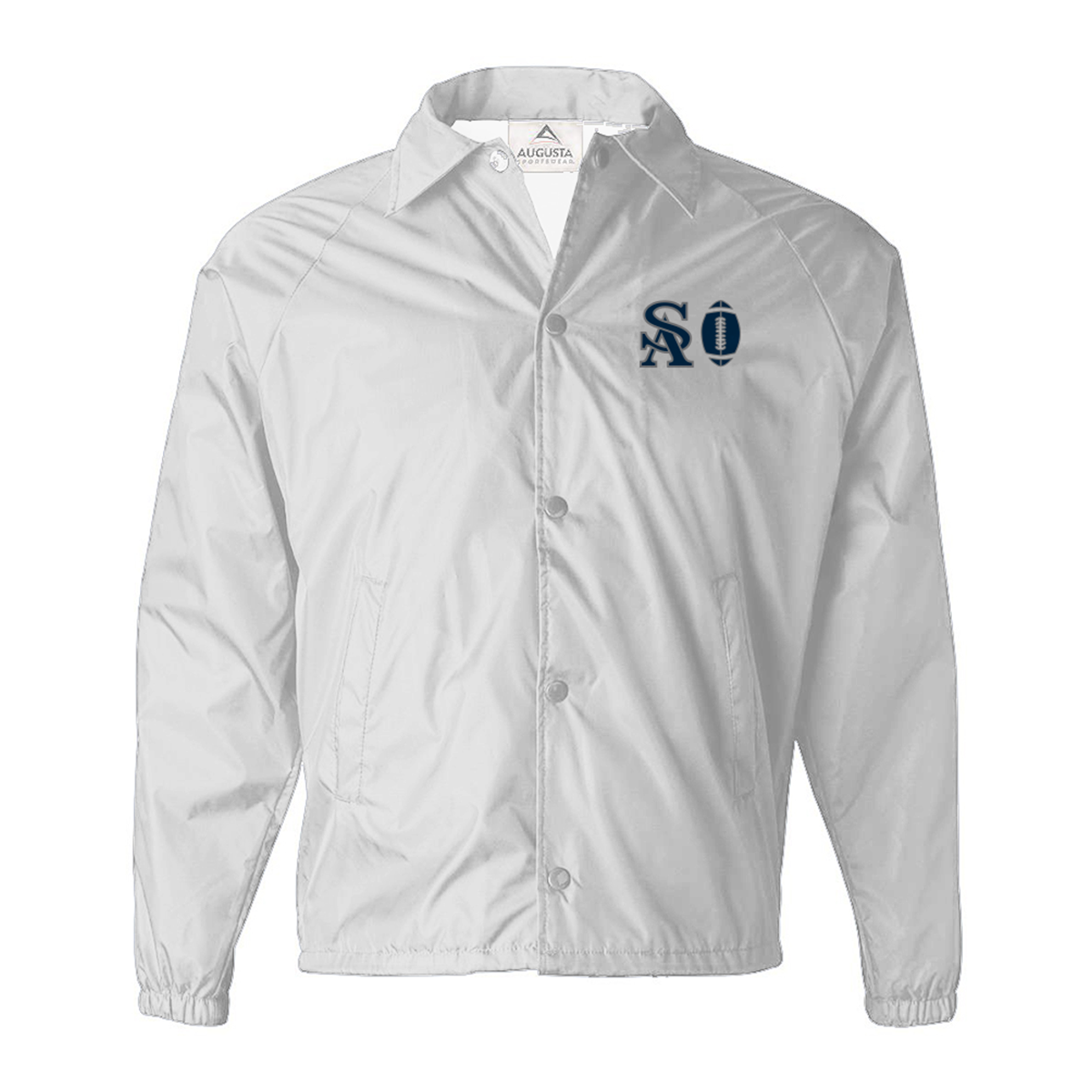 Adult Saints Football Augusta Sportwear Coaches Jacket