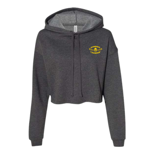 Women's Bainbridge Boys Lacrosse Bella + Canvas Cropped Hoodie