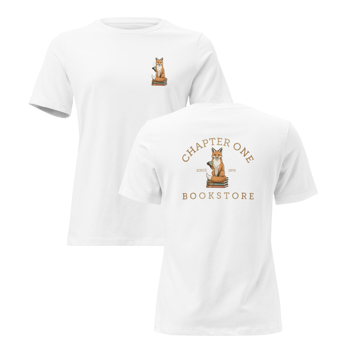 Women's Chapter One Bookstore Bella + Canvas Relaxed T-Shirt