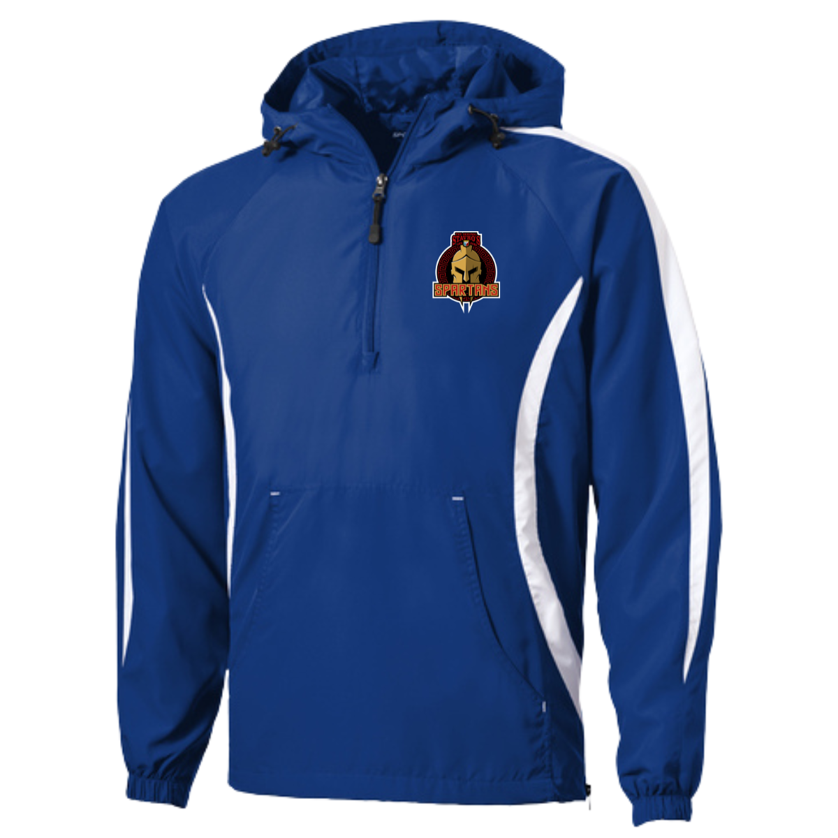 Adult Spartans Sport-Tek Colorblock Raglan Anorak
