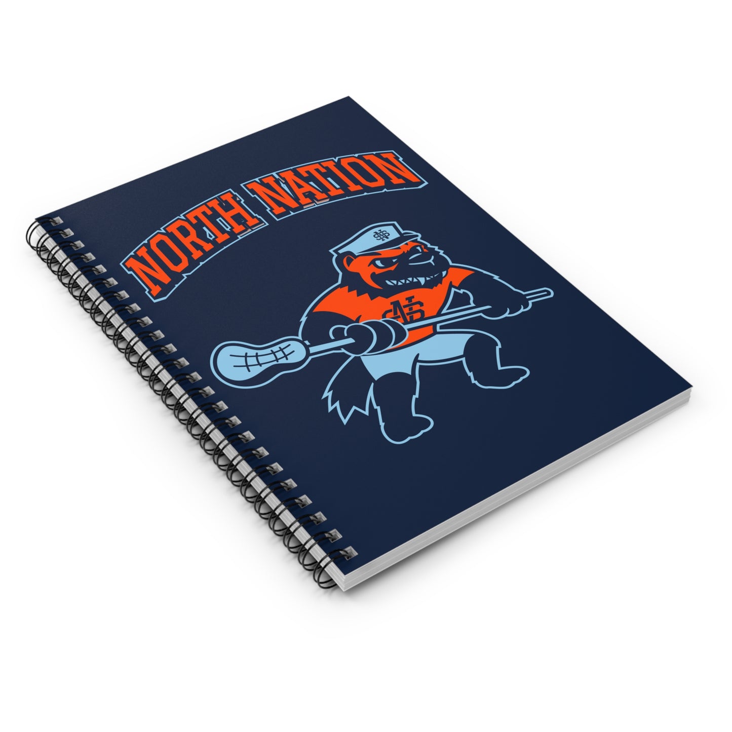 North Stafford Lacrosse Spiral Notebook - Ruled Line (8" x 6")