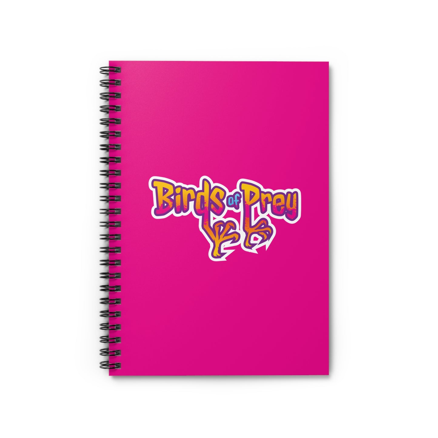 Birds of Prey Spiral Notebook - Ruled Line (8" x 6")