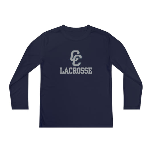 Youth Corner Canyon Lacrosse Sport-Tek Performance Long Sleeve Shirt