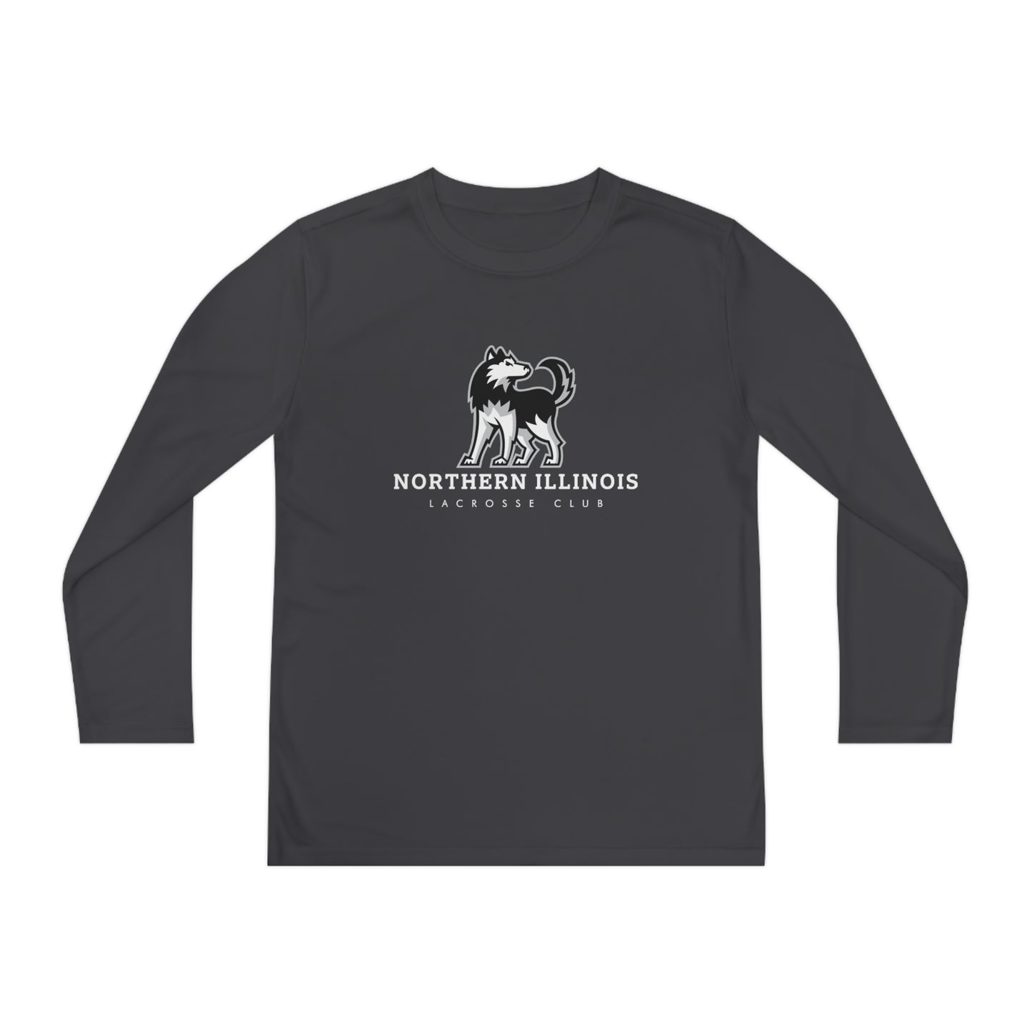 Youth NIU Lacrosse Sport-Tek Performance Long Sleeve Shirt