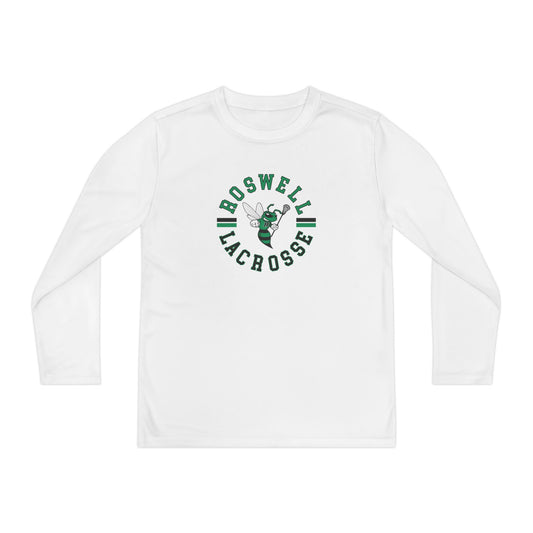 Youth Jr Hornets Lacrosse Sport-Tek Performance Long Sleeve Shirt