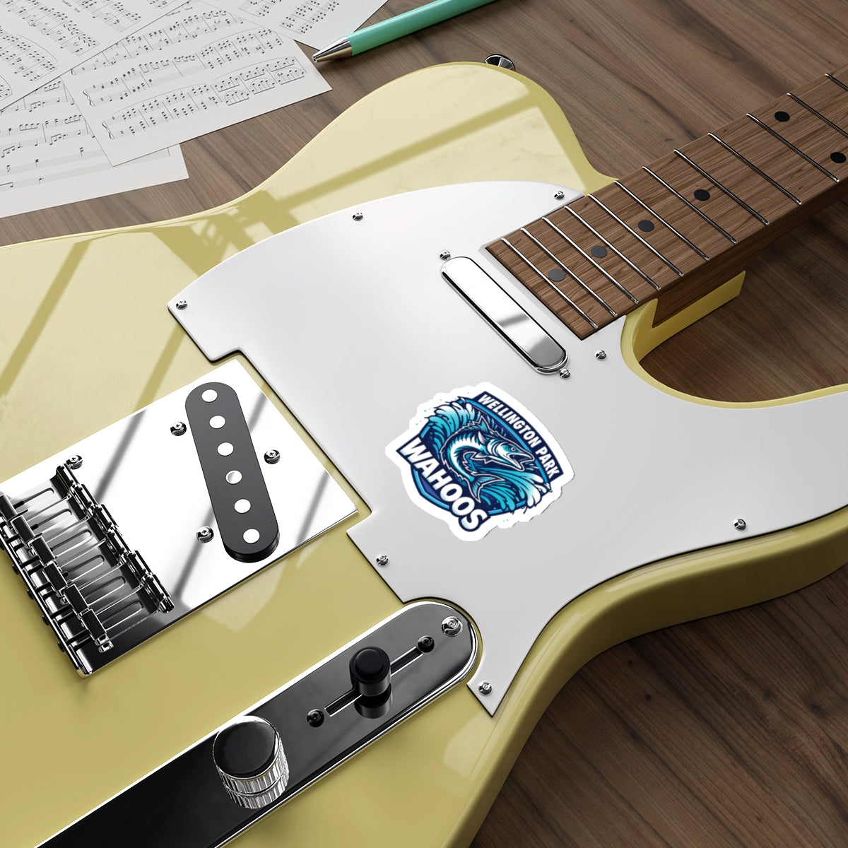 Wellington Park Wahoos Die-Cut Sticker