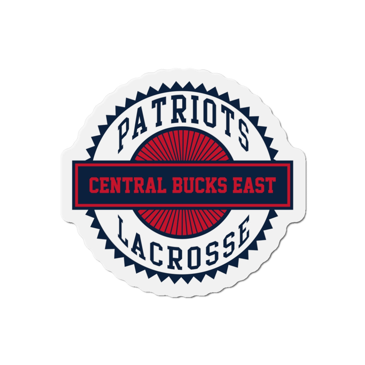 CBE Lacrosse Die-Cut Magnet
