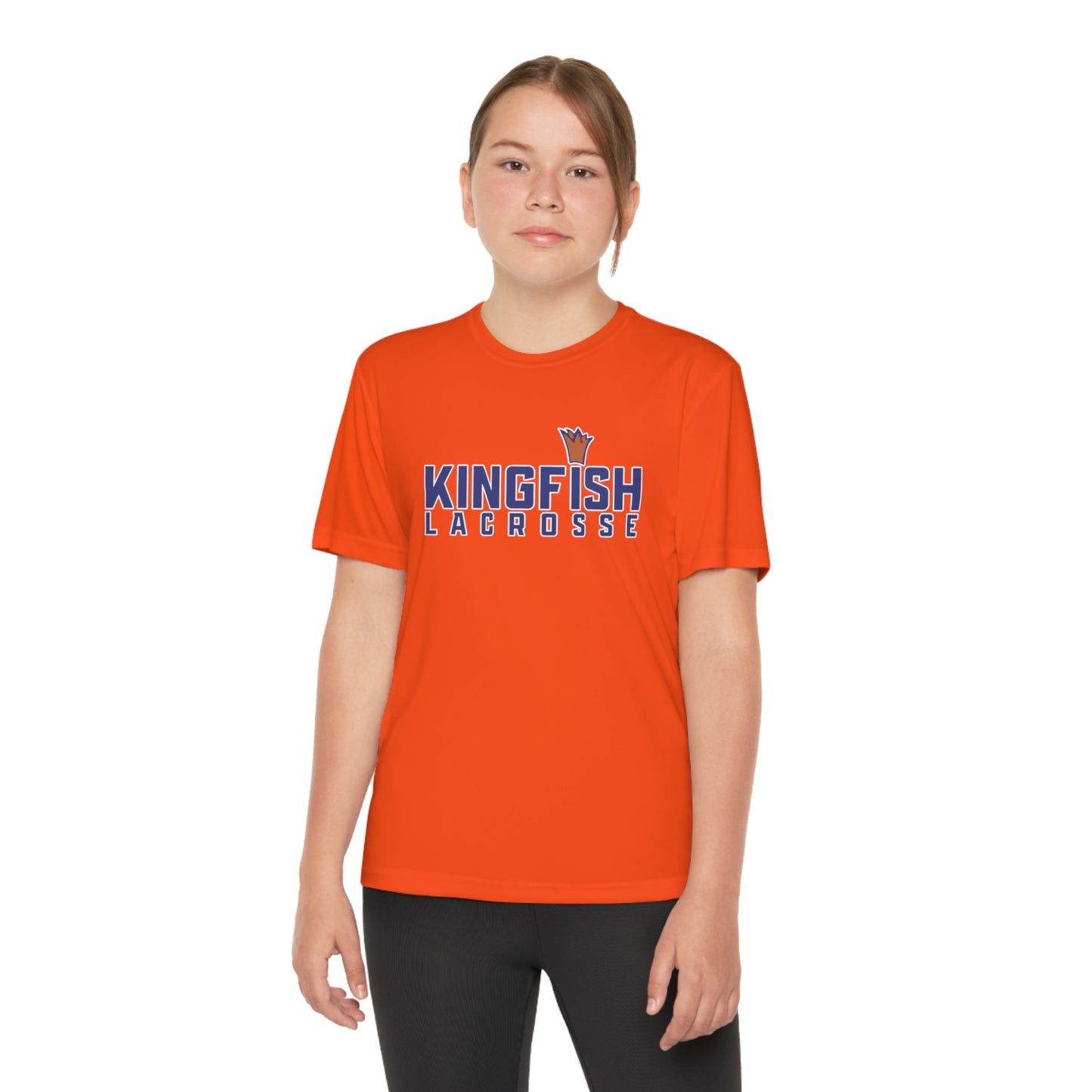Youth Kingfish Lacrosse Sport-Tek Performance T-shirt
