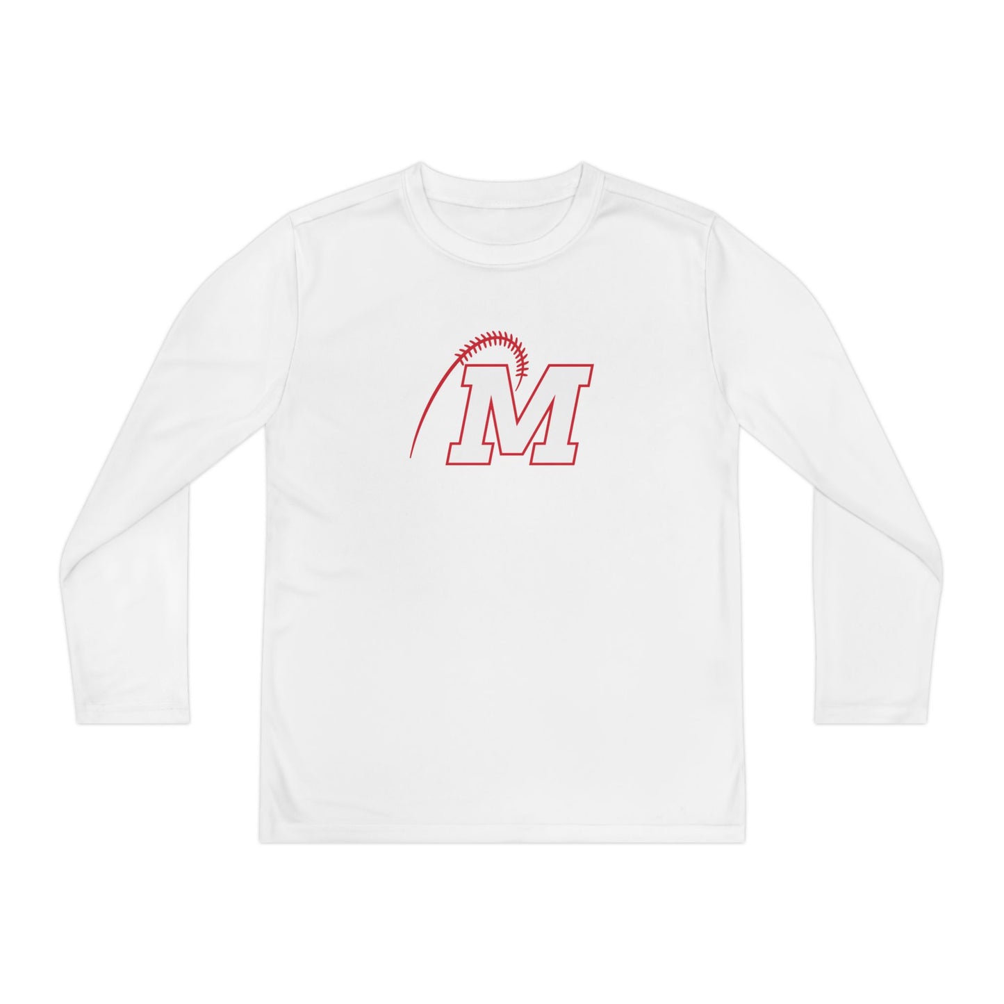 Youth Milwood Little League Sport-Tek Performance Long Sleeve Shirt