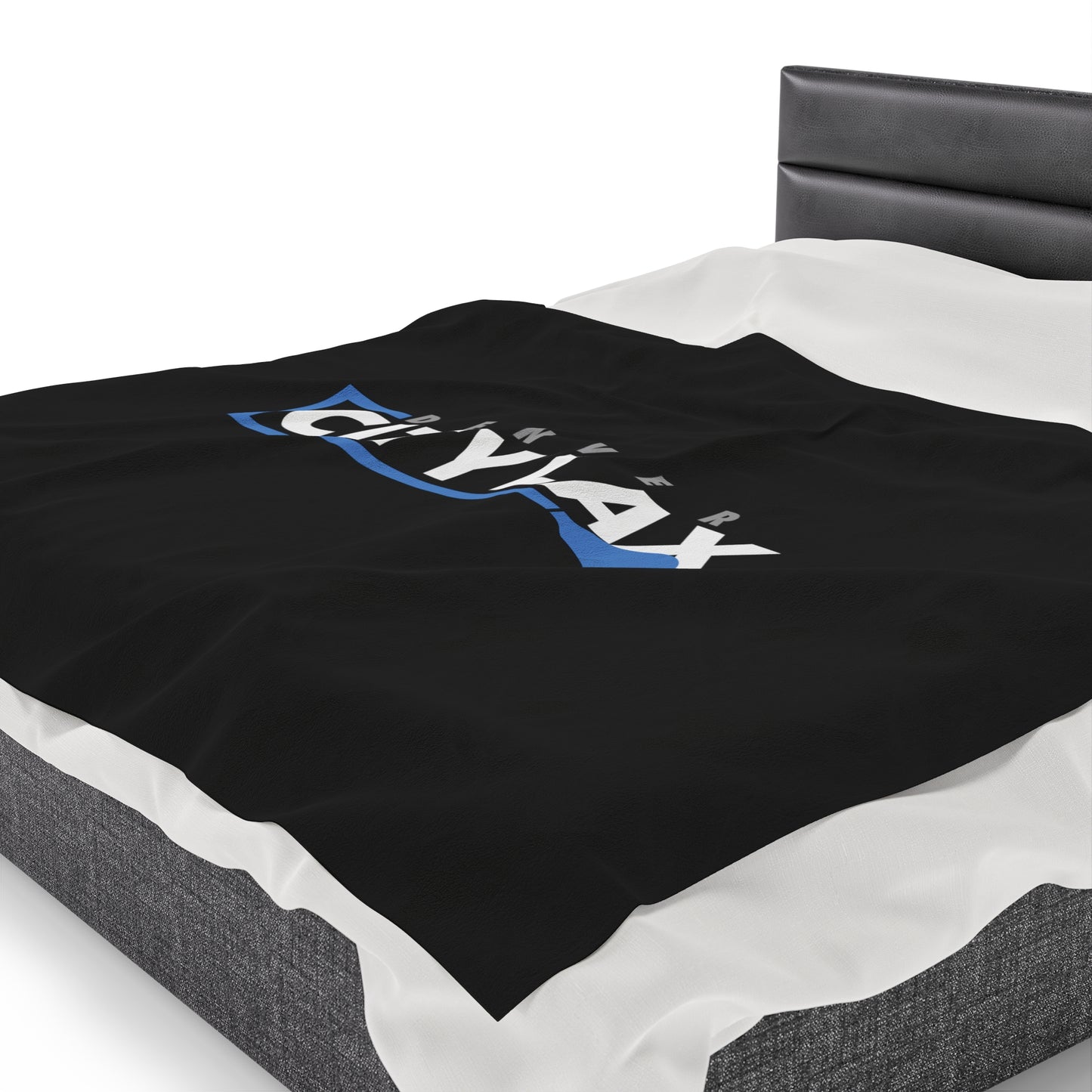 Denver City Lax Velveteen Plush Blanket (60" x 80")
