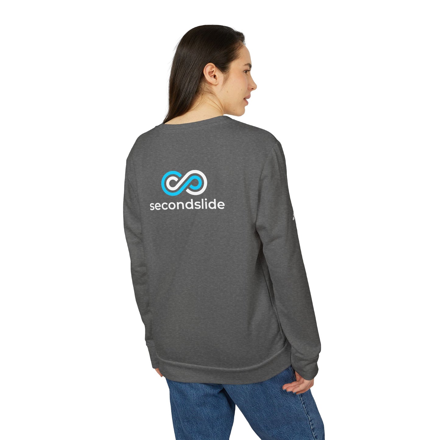 adidas® Unisex Fleece Crewneck Sweatshirt