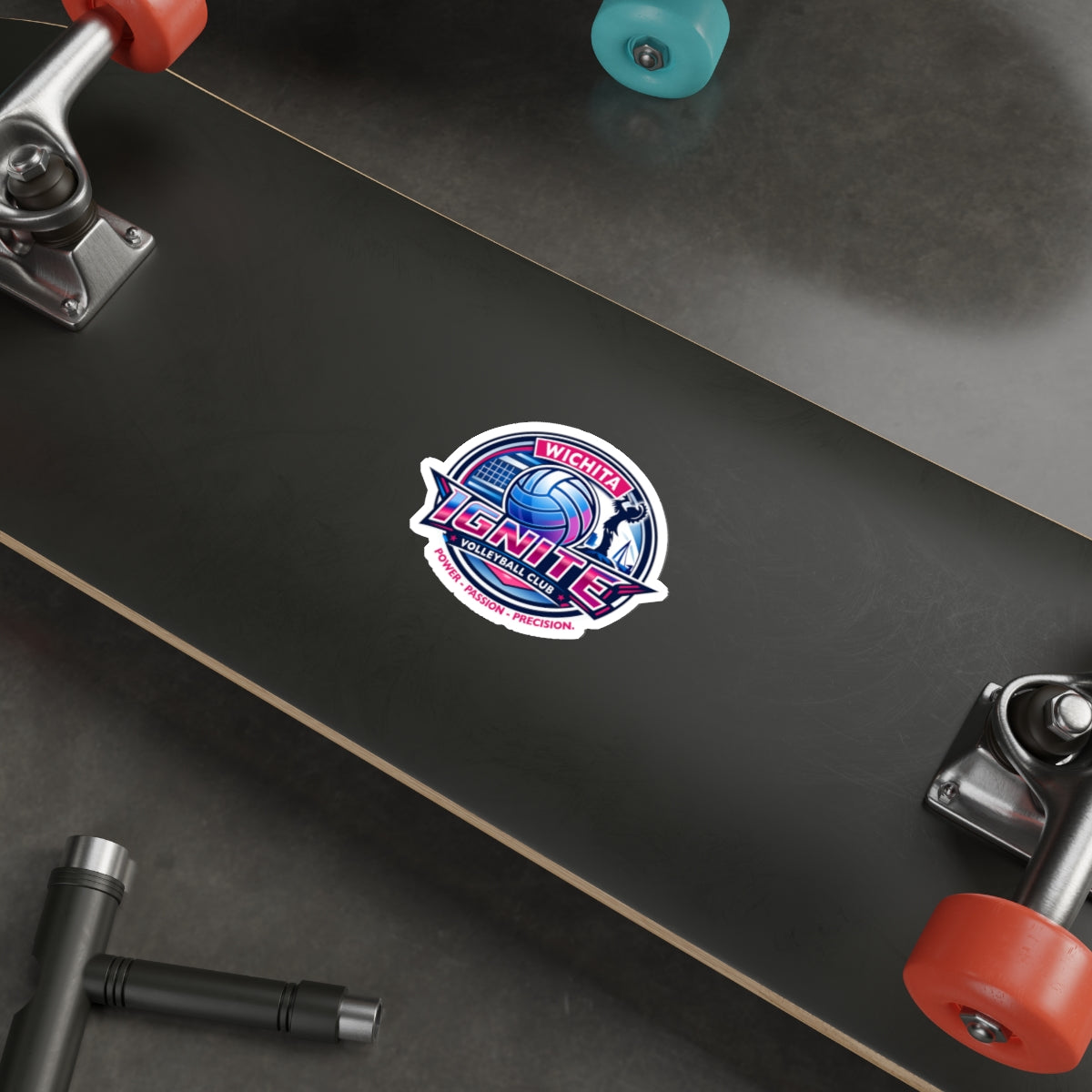 Wichita Ignite Volleyball Die-Cut Sticker