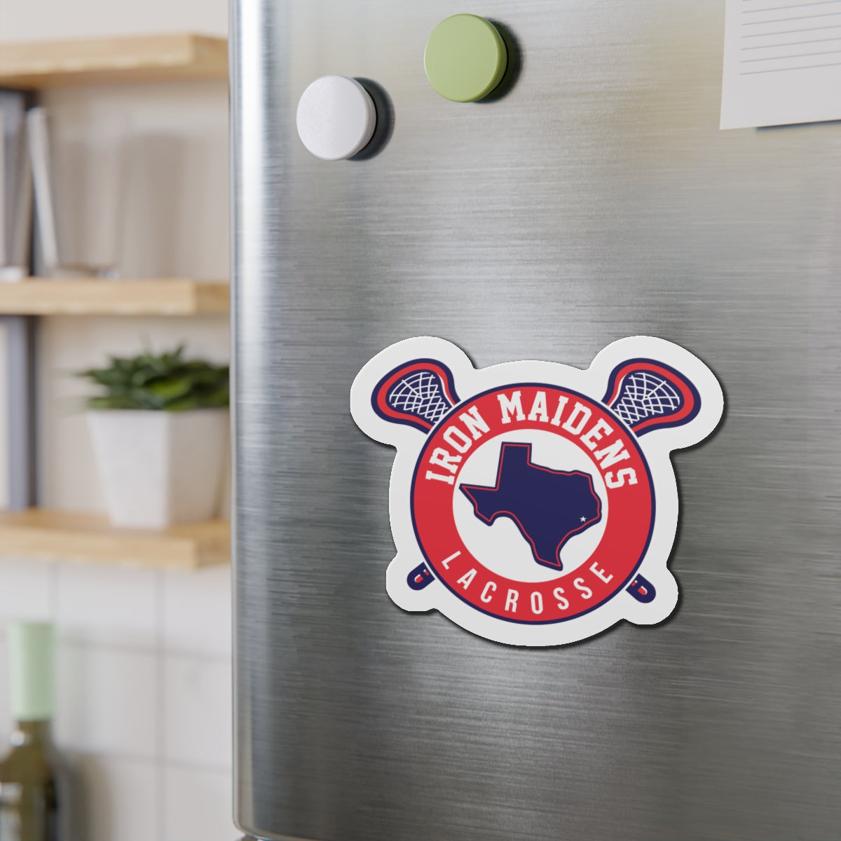 Iron Maidens Die-Cut Magnet