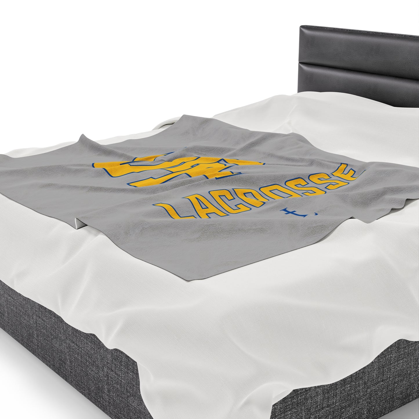 Saint Paul's Lacrosse Velveteen Plush Blanket