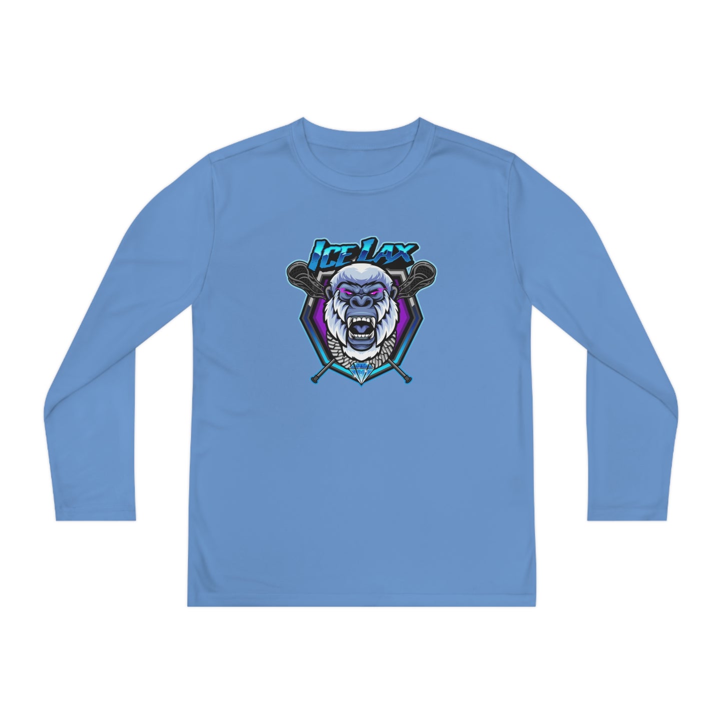 Youth ICE LAX Sport-Tek Performance Long Sleeve Shirt