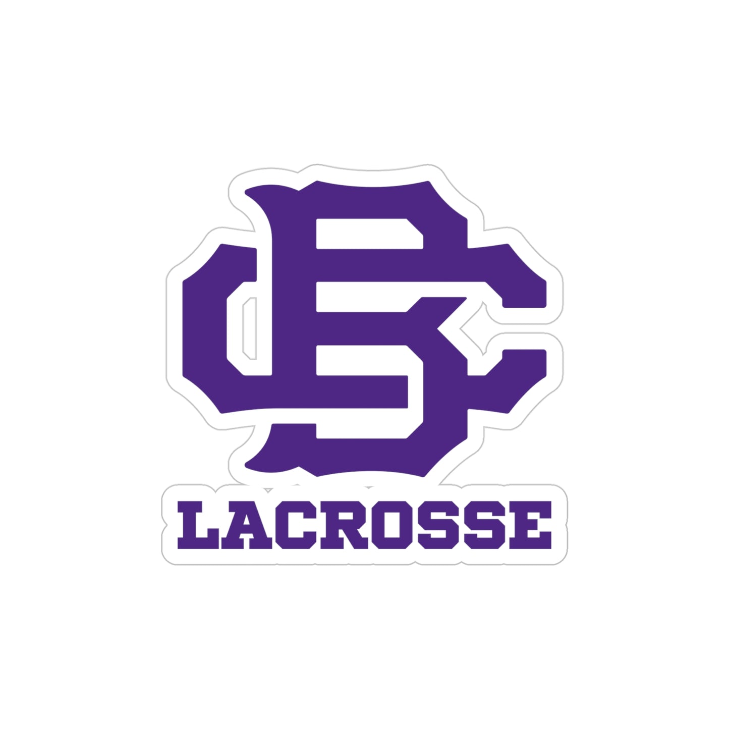CBHS Lacrosse Die-Cut Outdoor Sticker