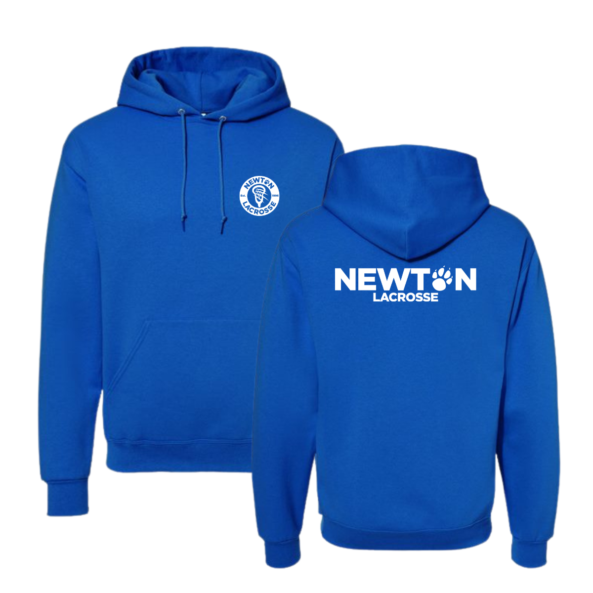 Adult Newton Lacrosse Jerzees Nublend Hoodie