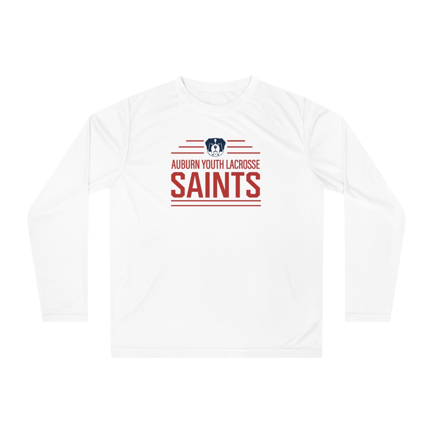 Adult Auburn Youth Lacrosse Team 365 Performance Long Sleeve Shirt