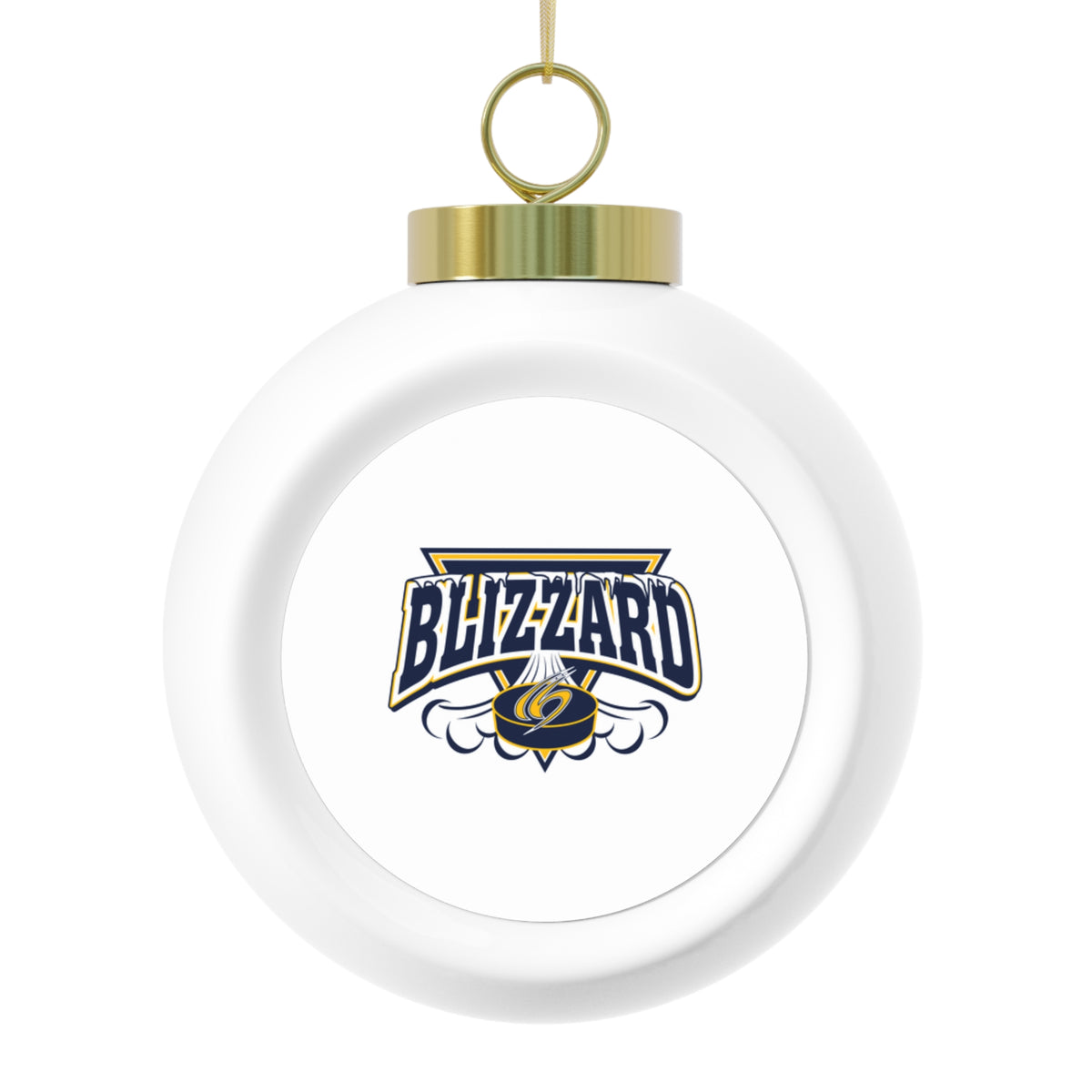 Blizzard Christmas Ball Ornament