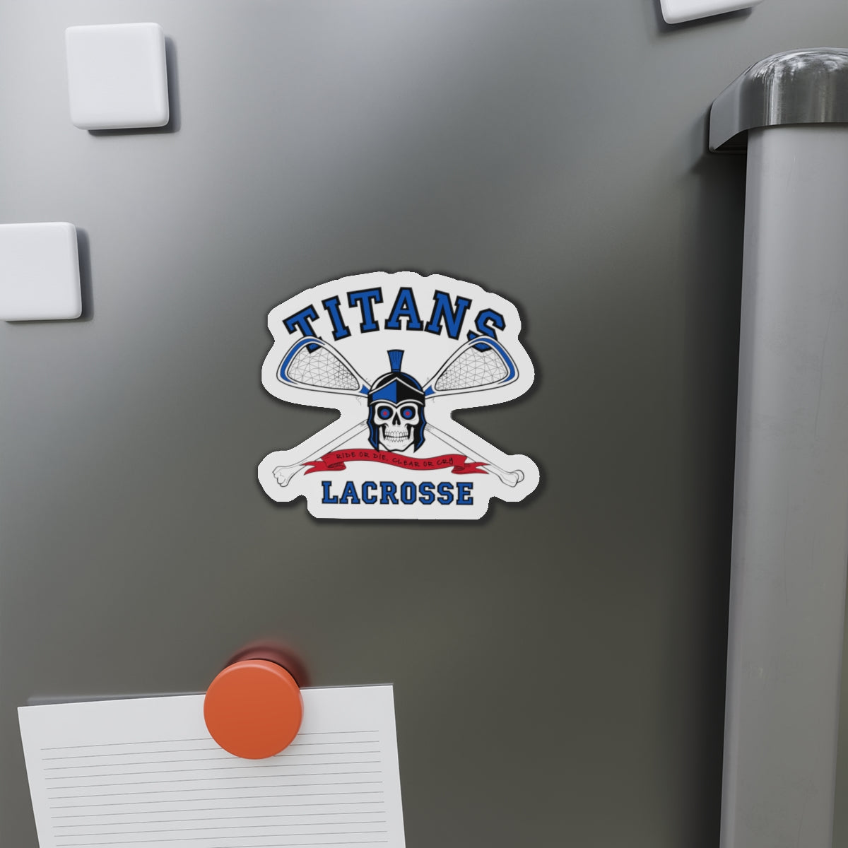 SW Titans Lacrosse Die-Cut Magnet