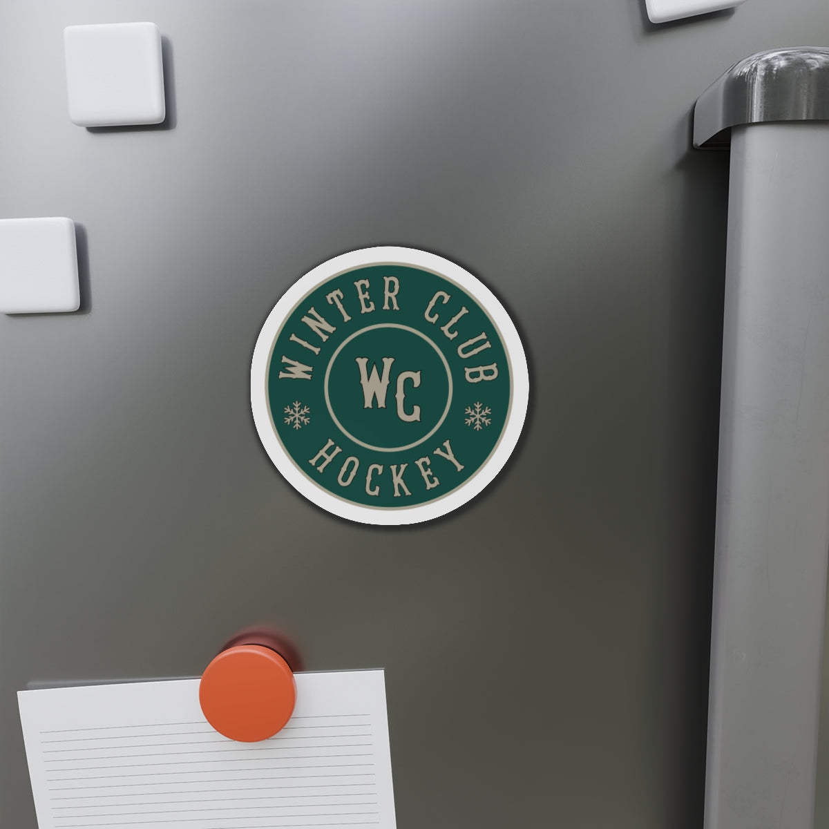 Winter Club Die-Cut Magnet