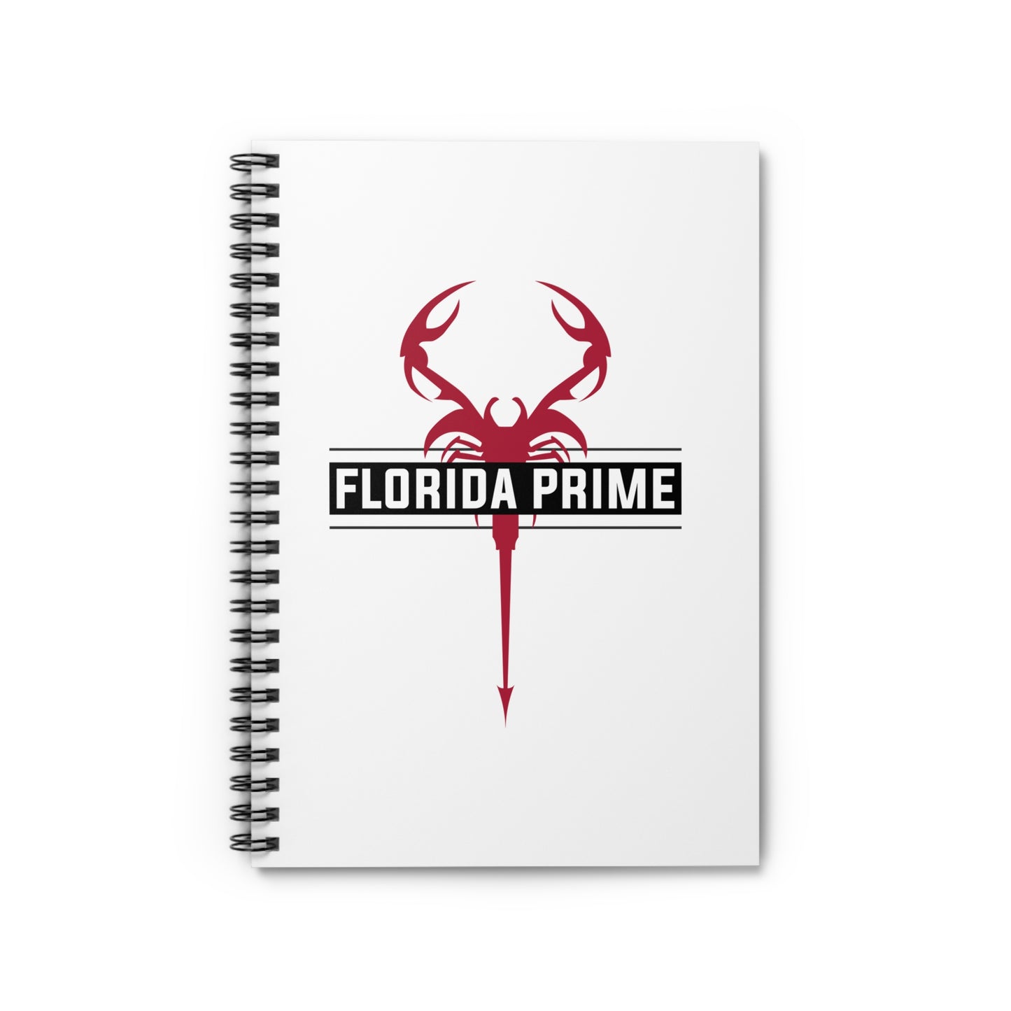 Florida Prime Lacrosse Spiral Notebook - Ruled Line (8" x 6")