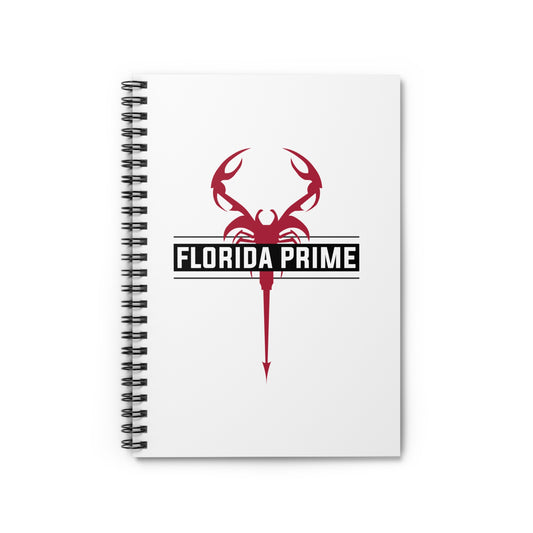 Florida Prime Lacrosse Spiral Notebook - Ruled Line (8" x 6")