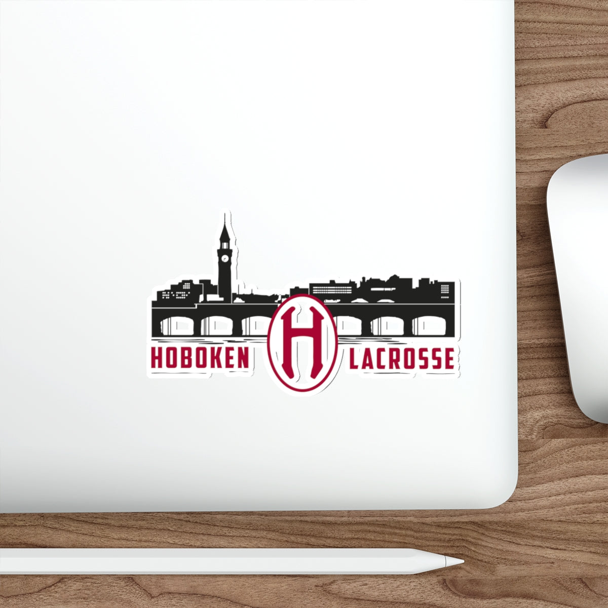 Hoboken Lacrosse Die-Cut Sticker