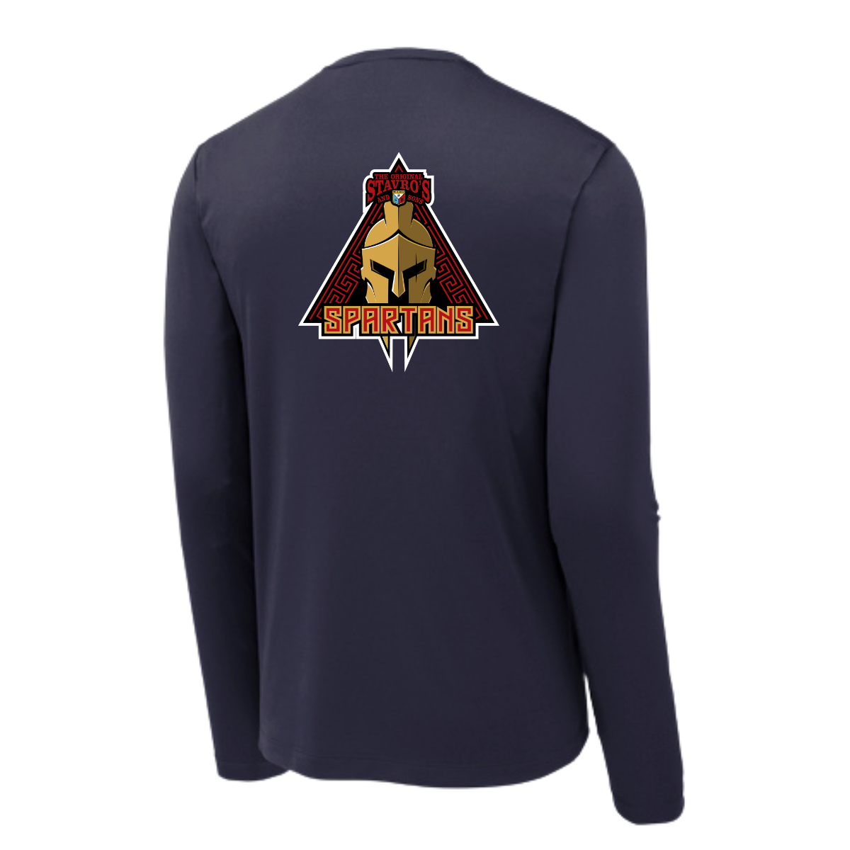 Adult Spartans Sport-Tek Posi UV Pro LS Tee