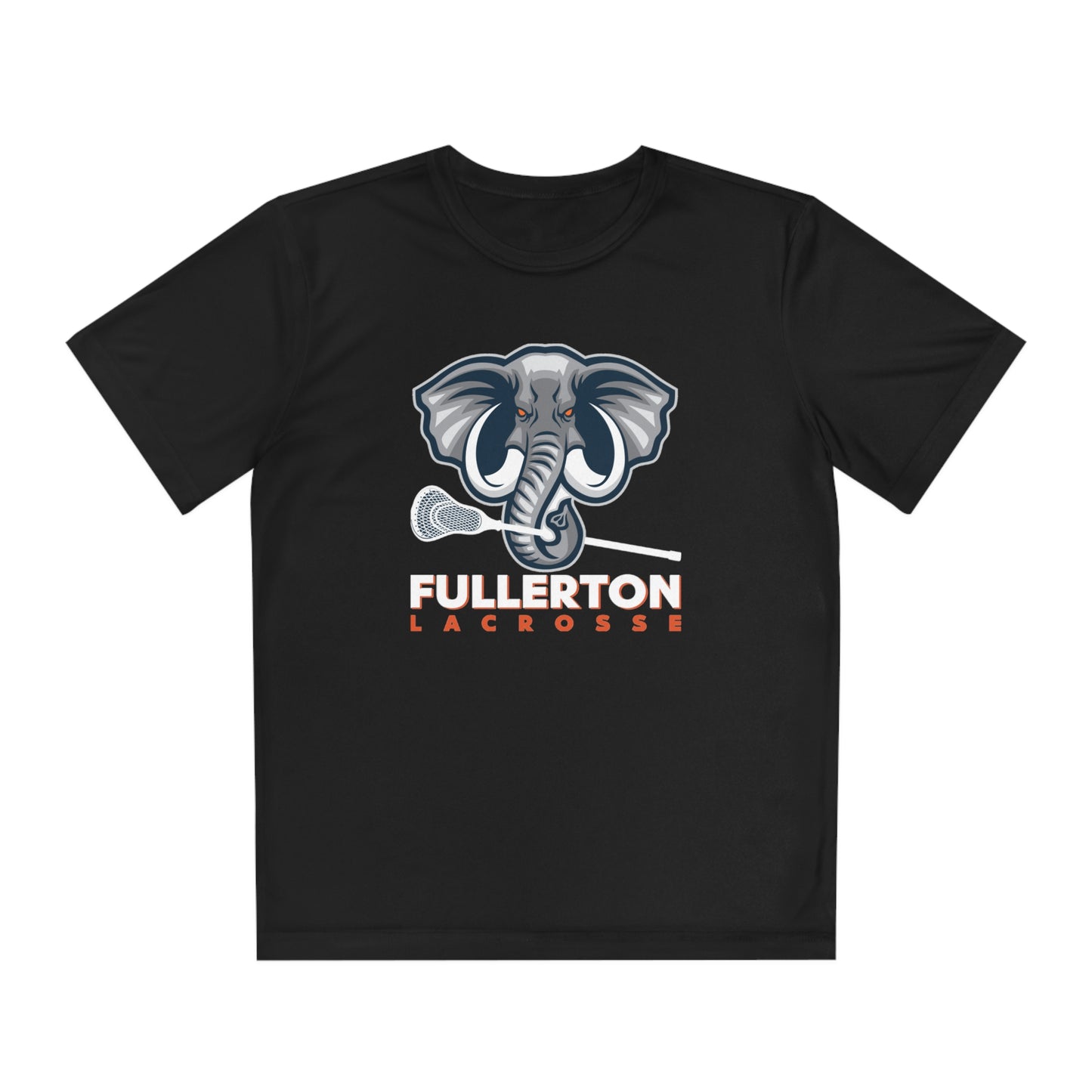 Youth CSUF Lacrosse Sport-Tek Performance Tee