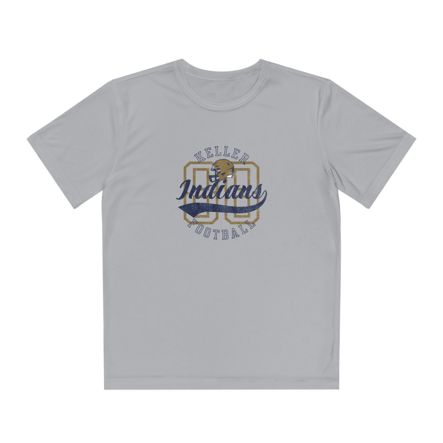 Youth Keller Football Sport-Tek Performance T-Shirt