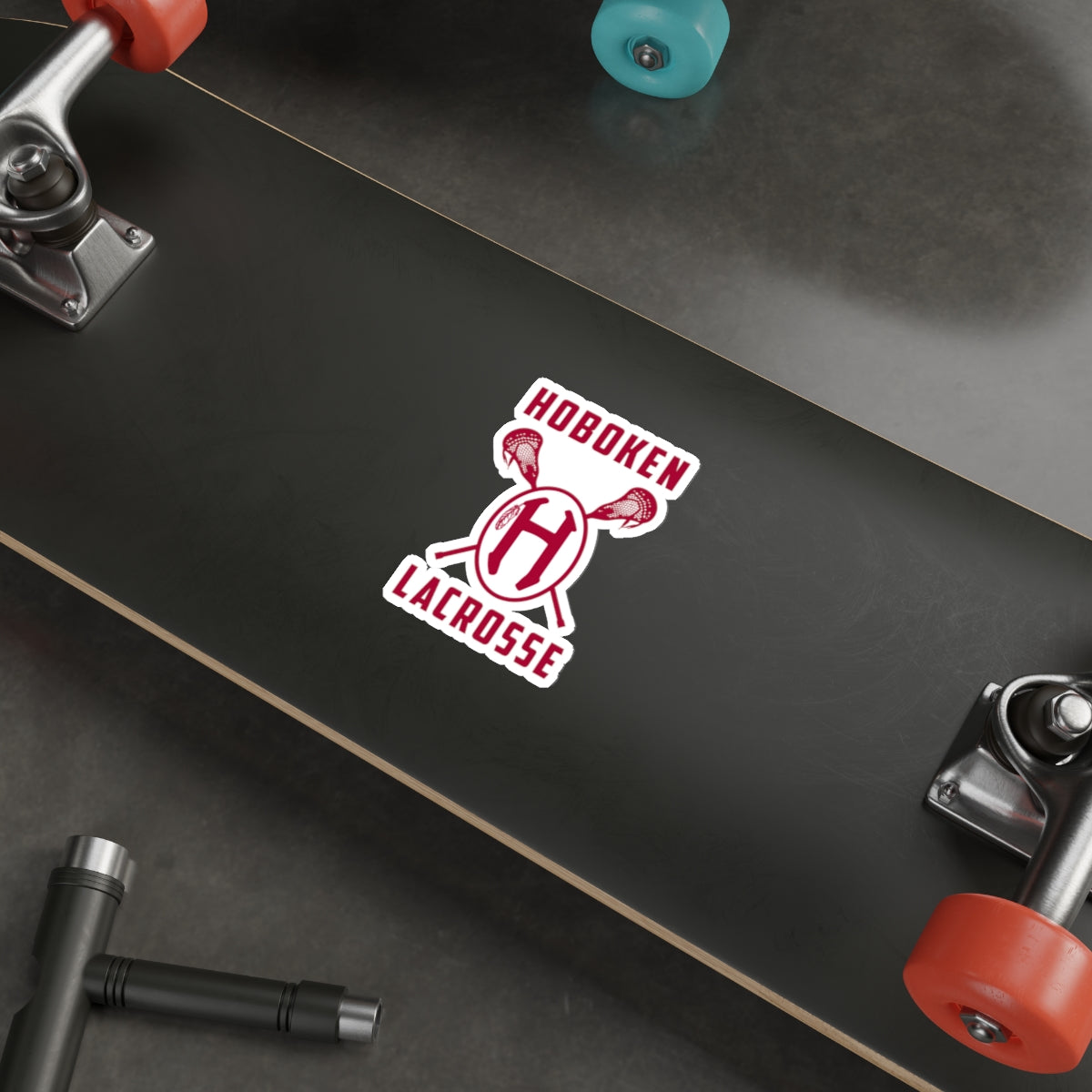 Hoboken Lacrosse Die-Cut Sticker