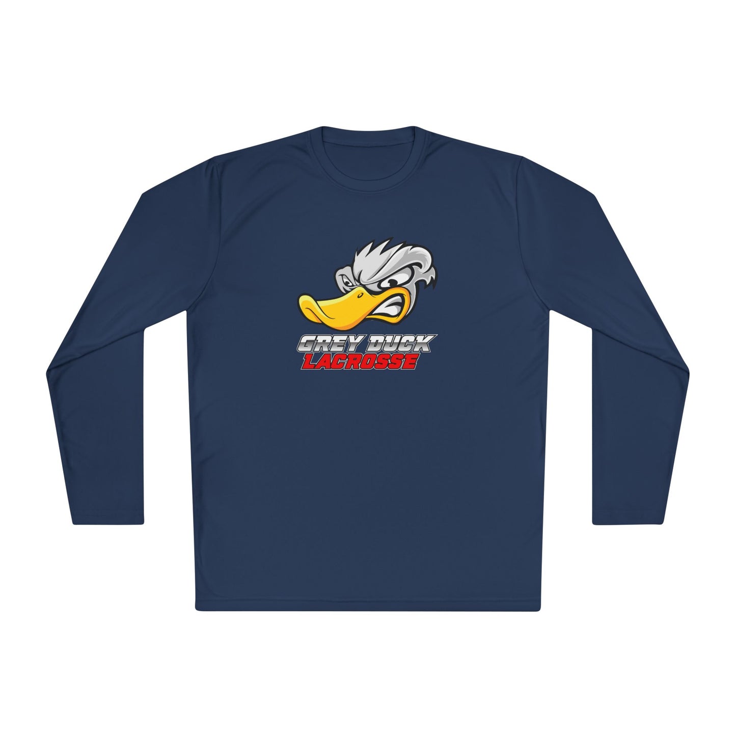 Adult Grey Duck Sport-Tek LS Shirt