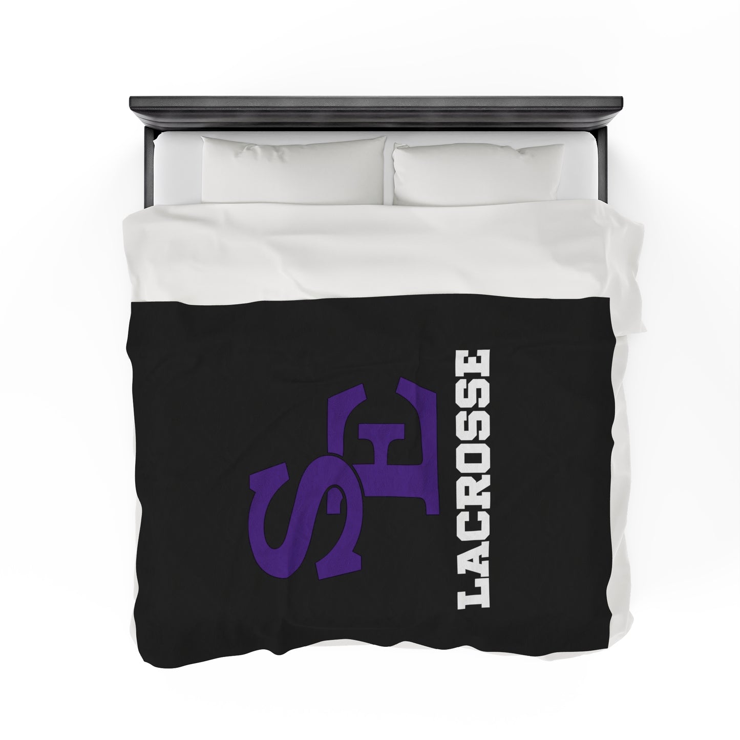 SE Lacrosse Velveteen Plush Blanket