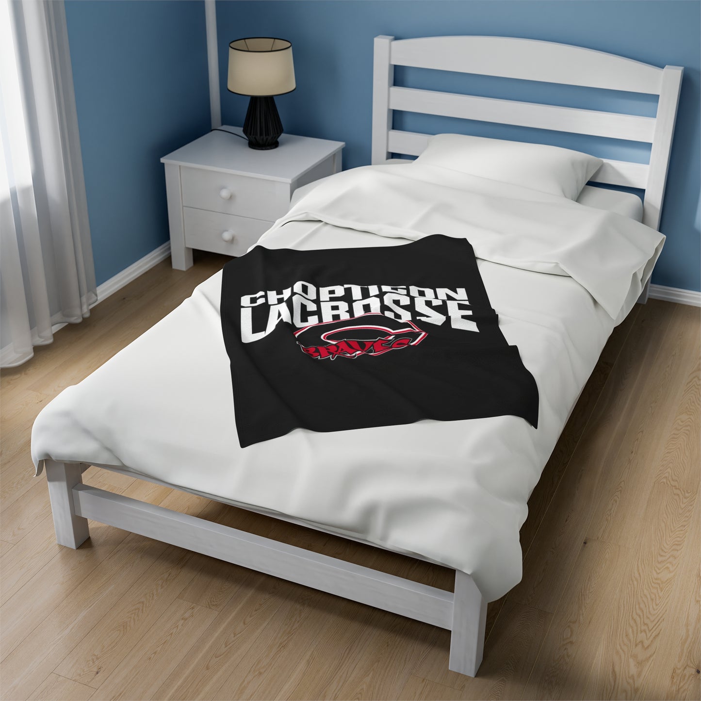 Chopticon Lacrosse Velveteen Plush Blanket