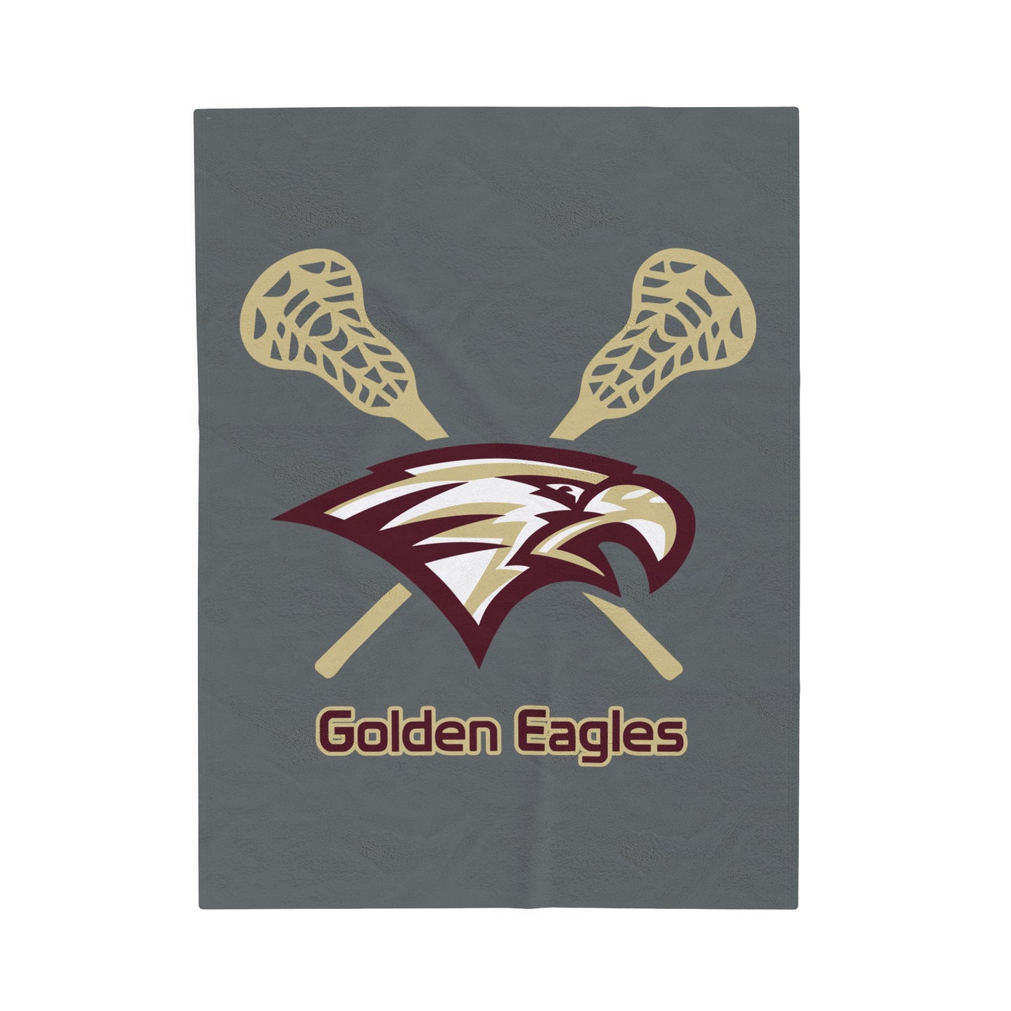 Maple Mountain Youth Lacrosse Velveteen Plush Blanket