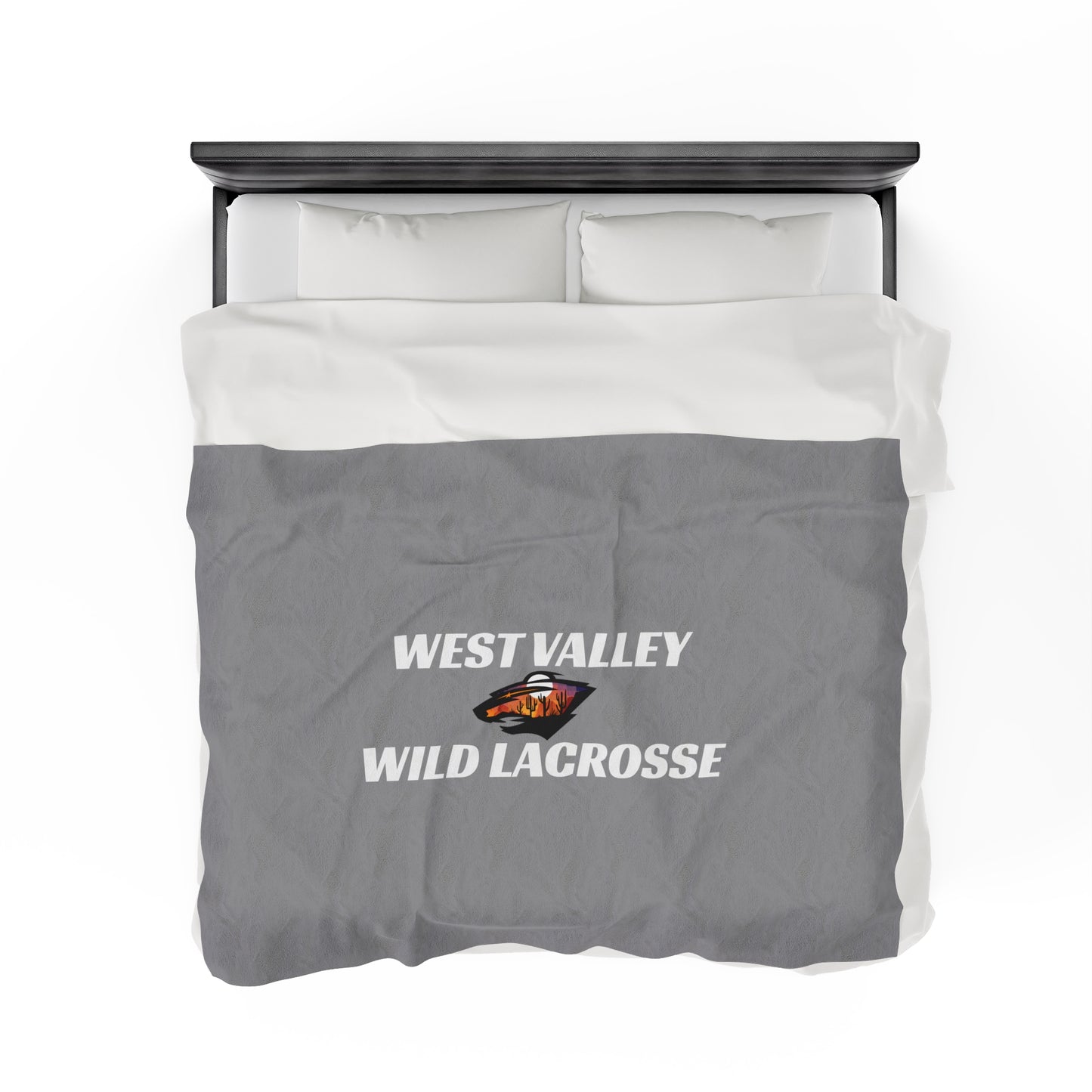 WVW Lacrosse Velveteen Plush Blanket (60" x 80")