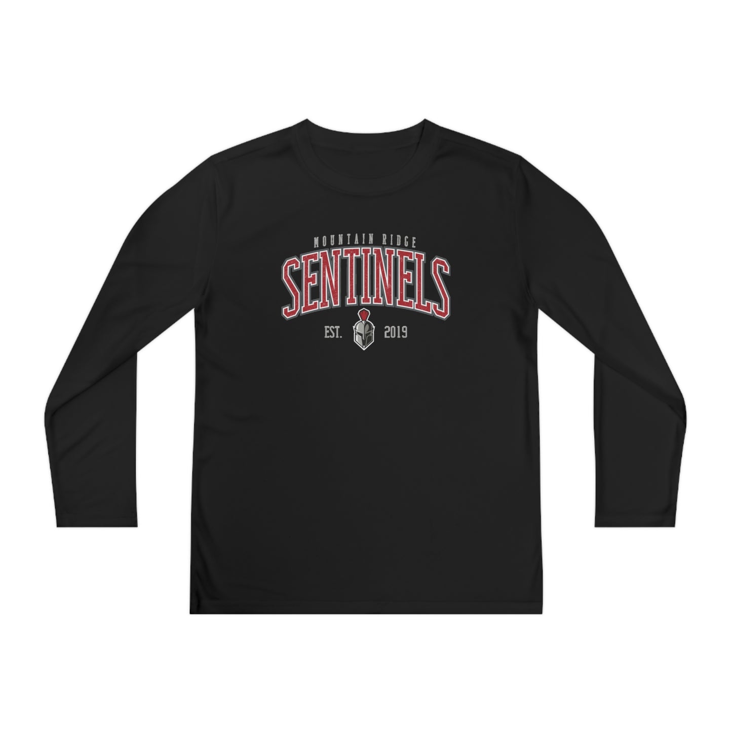 Youth Mountain Ridge Sentinels Lacrosse Sport-Tek Performance Long Sleeve Shirt