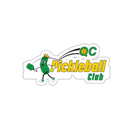 QC Pickleball Die-Cut Sticker