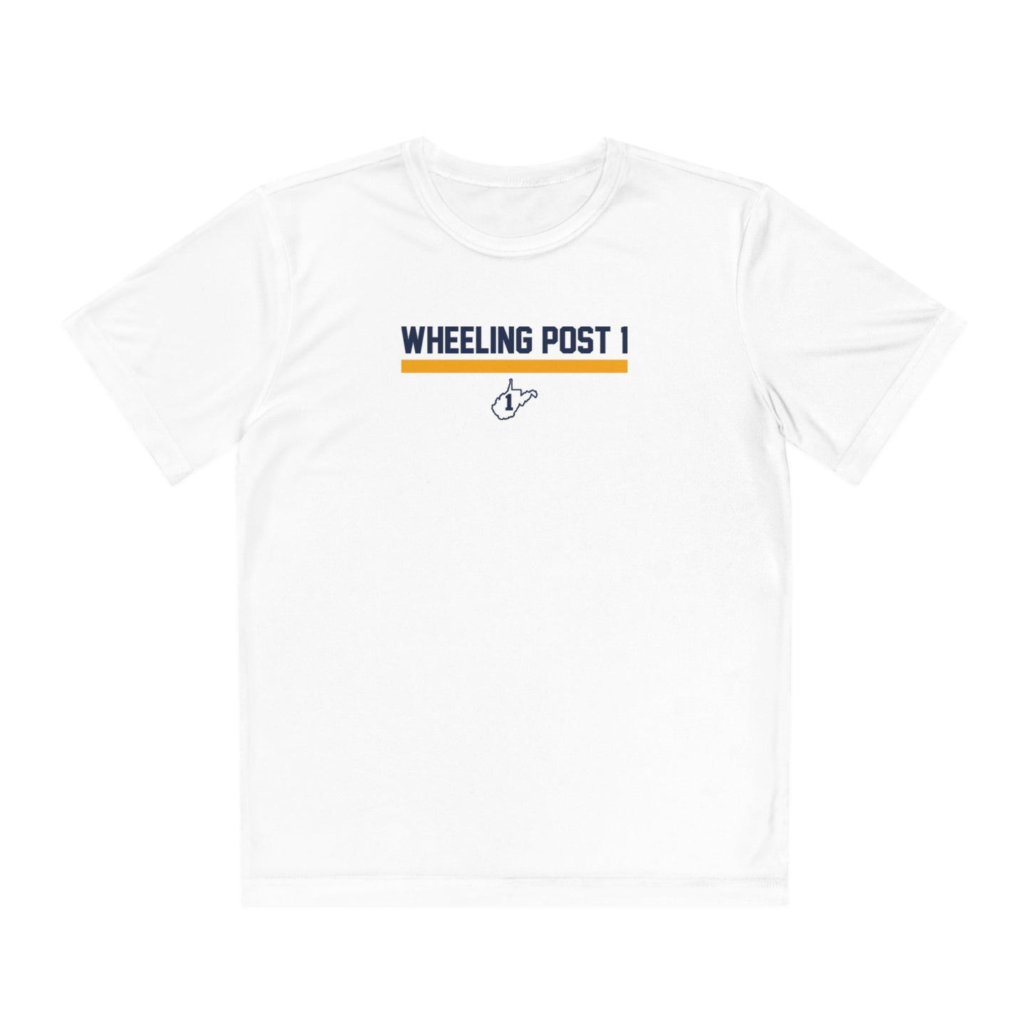 Youth Wheeling Post 1 Sport-Tek Performance T-shirt