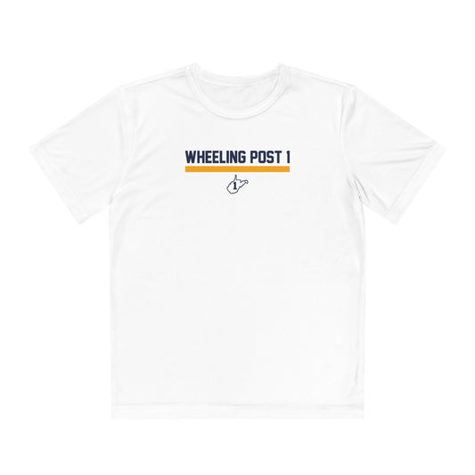 Youth Wheeling Post 1 Sport-Tek Performance T-shirt