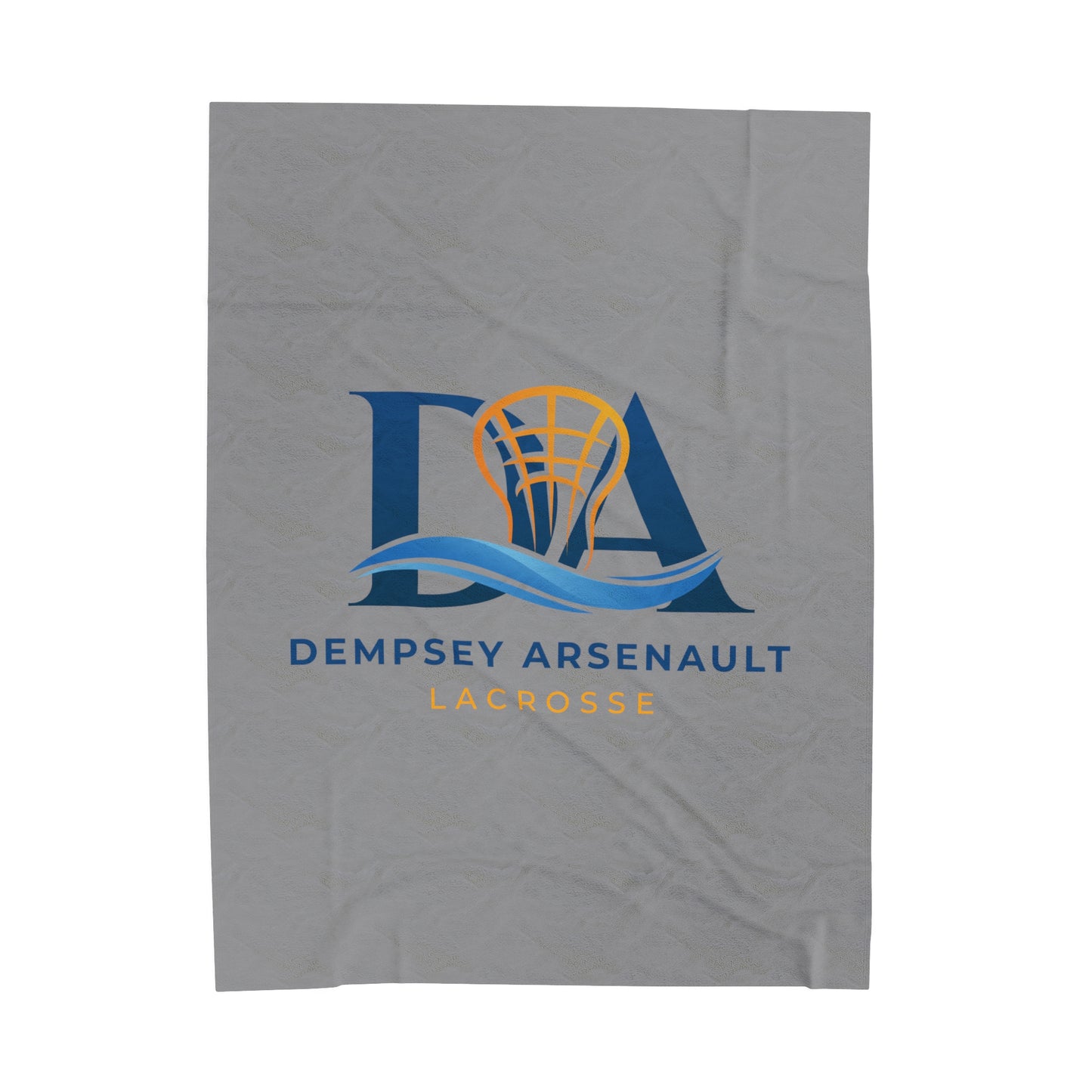 Dempsey Arsenault Lacrosse Velveteen Plush Blanket