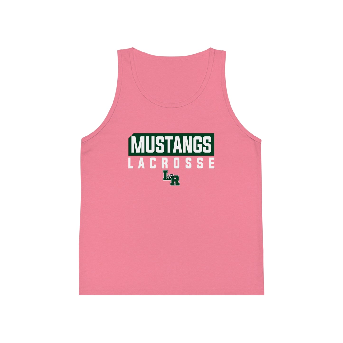 Youth Mustangs Lacrosse Bella + Canvas Tank Top