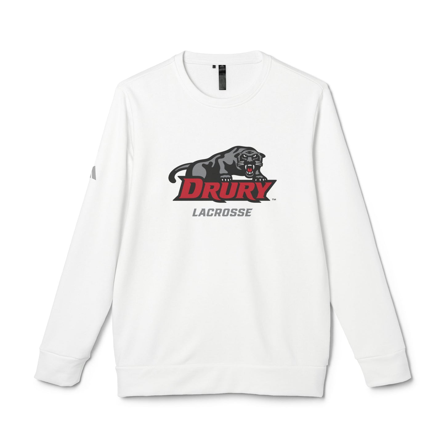 Adult Drury Lacrosse Adidas Fleece Crewneck