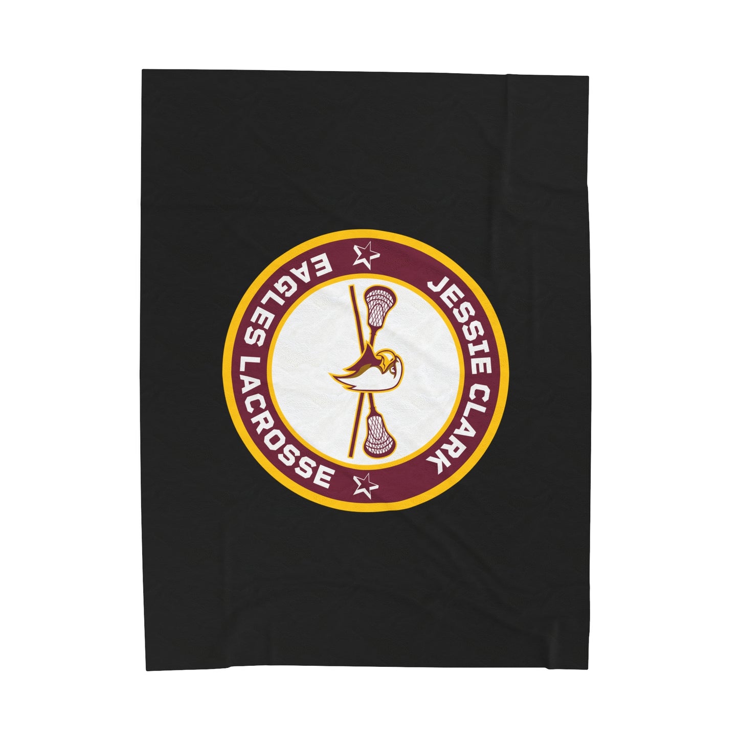 JCMS Lacrosse Velveteen Plush Blanket (60" x 80")