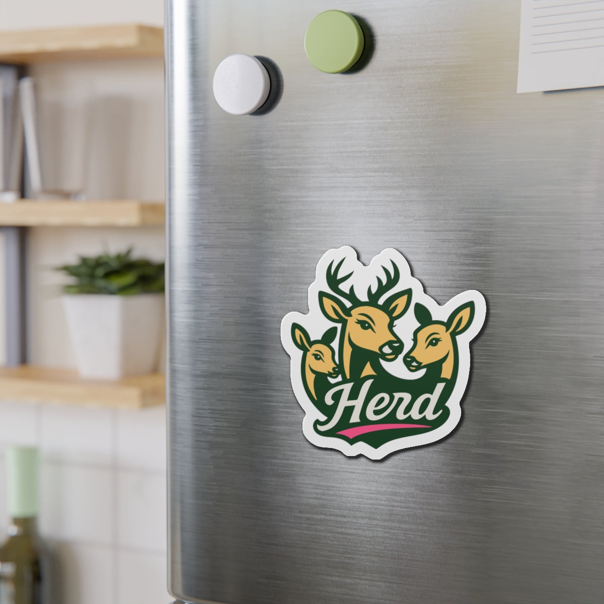 Herd Die-Cut Magnet