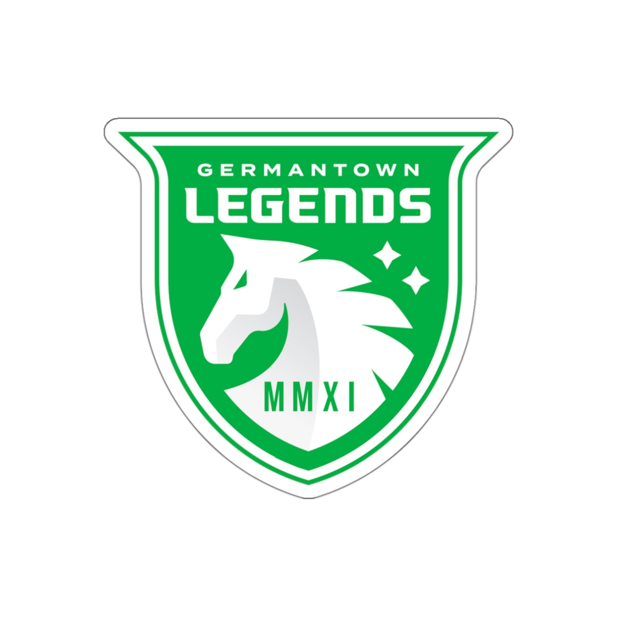 Germantown Legends Die-Cut Sticker