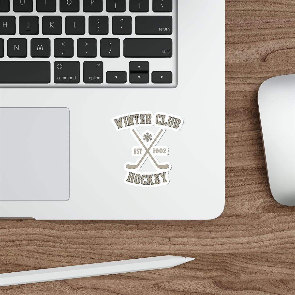 Winter Club Die-Cut Sticker