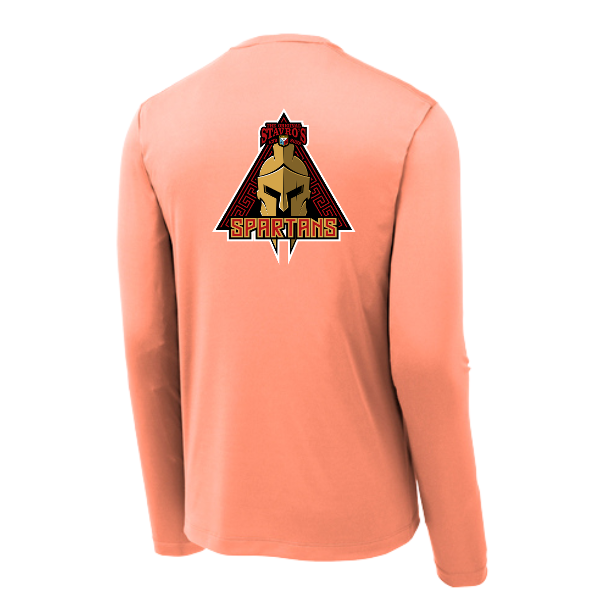 Adult Spartans Sport-Tek Posi UV Pro LS Tee