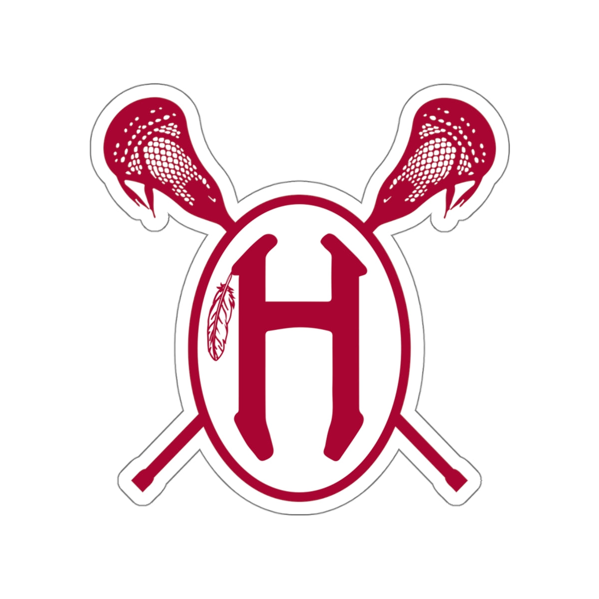 Hoboken Lacrosse Die-Cut Sticker